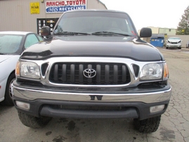 2001 TOYOTA TACOMA PRERUNNER DOUBLE CAB BLACK 2.7L AT 2WD Z16149
